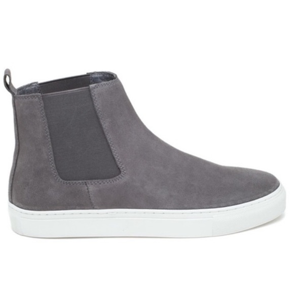 J/Slides Other - Jslides Mens Danny Pull On Fashion Sneakers Grey Suede Size 8.5